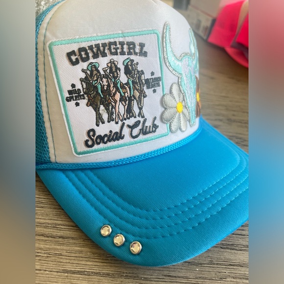 Custom Cowgirl Social Club Trucker Hat - Picture 3 of 6